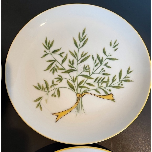 Vintage Taste Setter Herb Theme Salad Plates - Picture 8 of 10